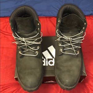 Black Timberland boots